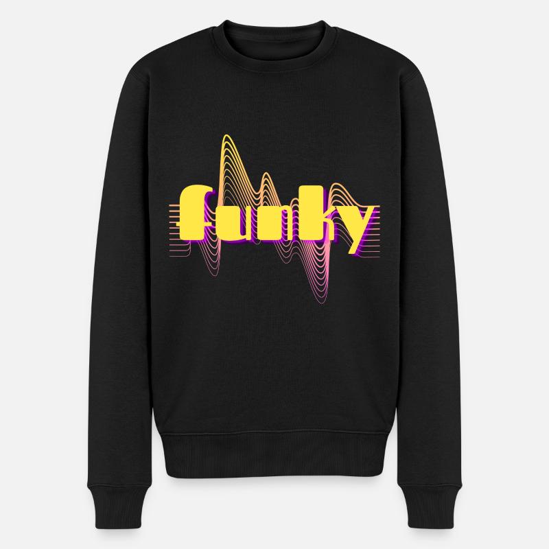 funky - Pull Premium bio Homme - noir