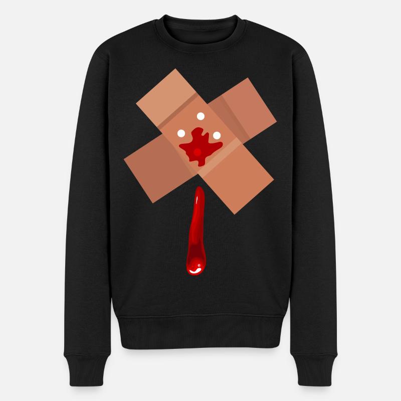 Blessé - Pull Premium bio Homme - noir