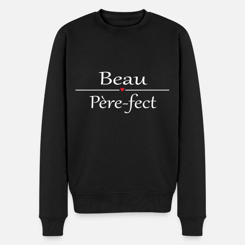 Beau Père-fect - Pull Premium bio Homme - noir