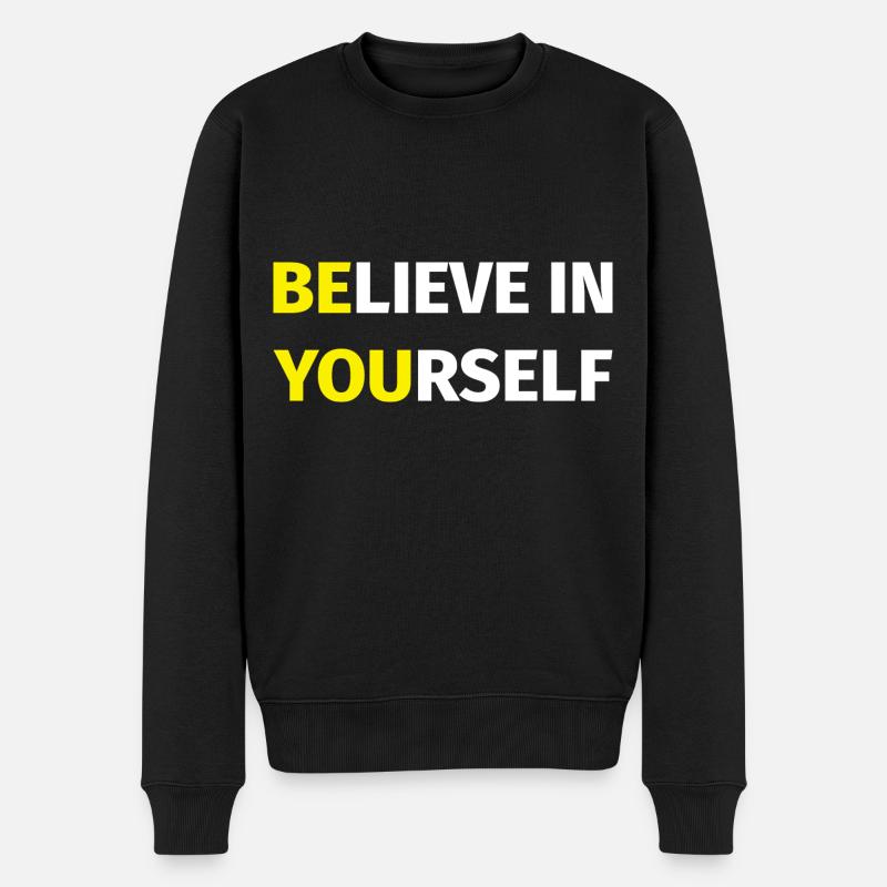 Croyez en vous - Pull Premium bio Homme - noir