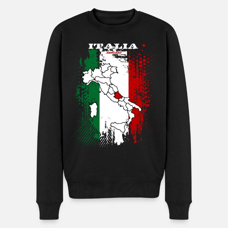 Abruzzes - Pull Premium bio Homme - noir