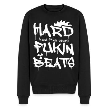 Basses dures - Pull Premium bio Homme - noir - Devant - Nico (187cm)