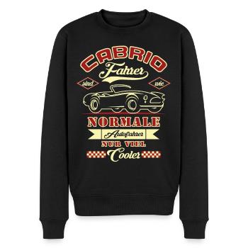 Cabrio Fahrer sind wie normale Autofahrer - Männer Premium Bio Pullover - Schwarz - Vorne - Nico (187cm)