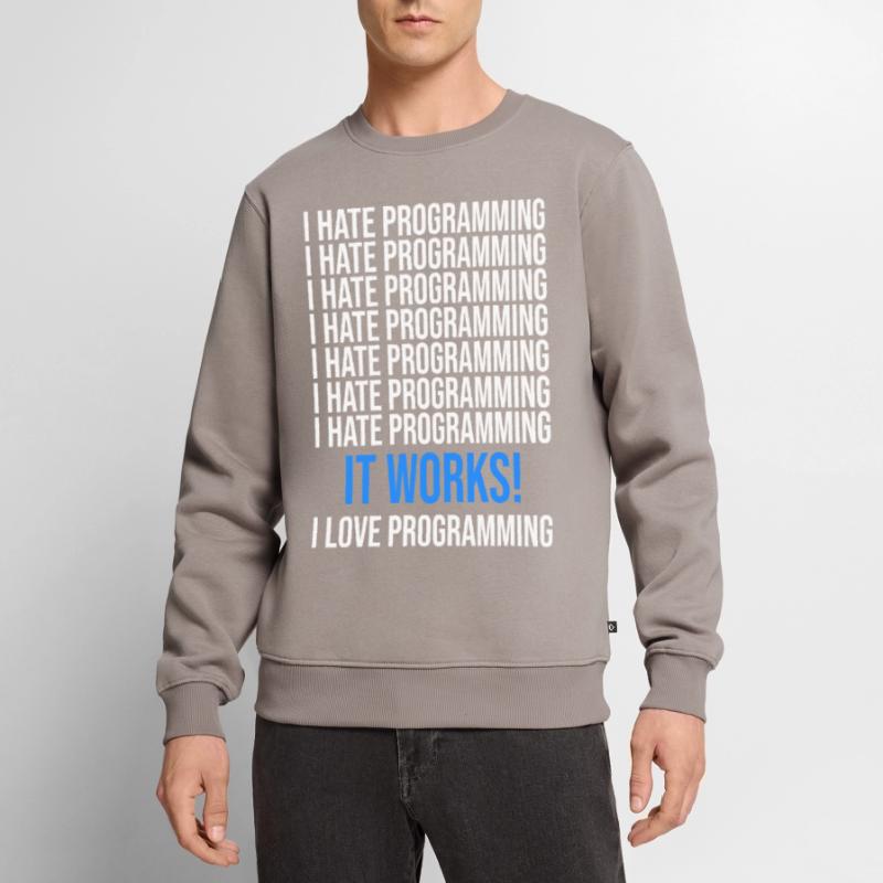 Codeur Développeur Programmeur Codage informatique informatique Pull Premium bio Homme