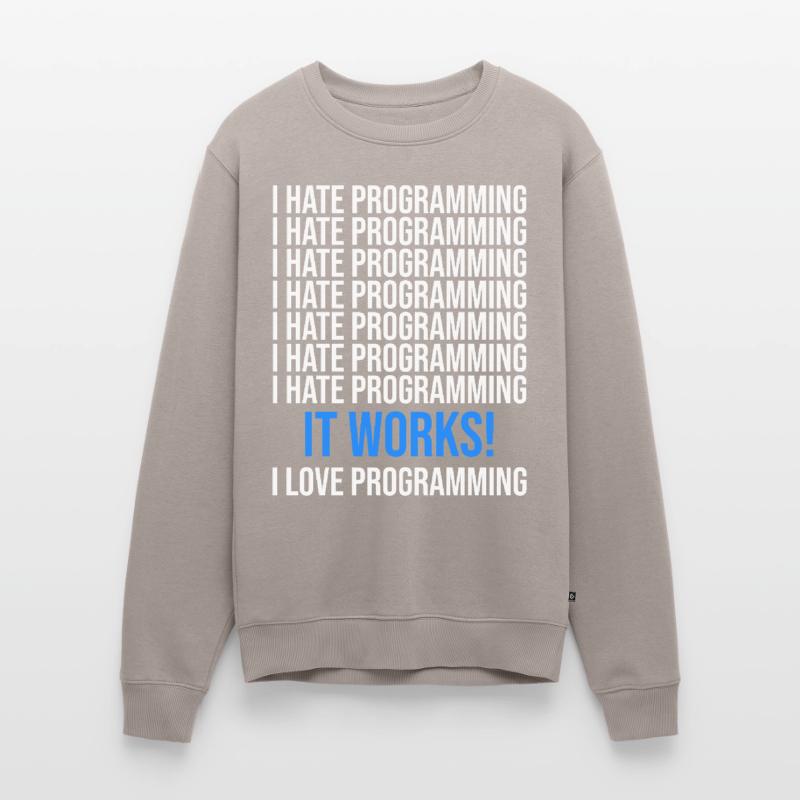 Codeur Développeur Programmeur Codage informatique informatique Pull Premium bio Homme