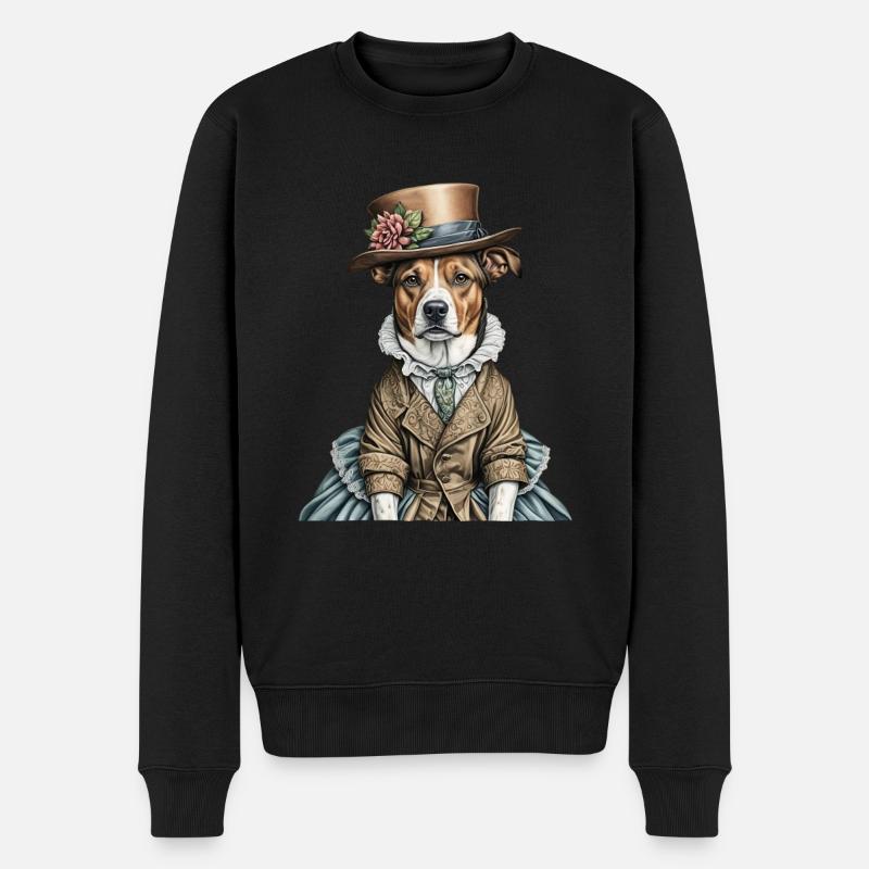 Chien victorien - Pull Premium bio Homme - noir