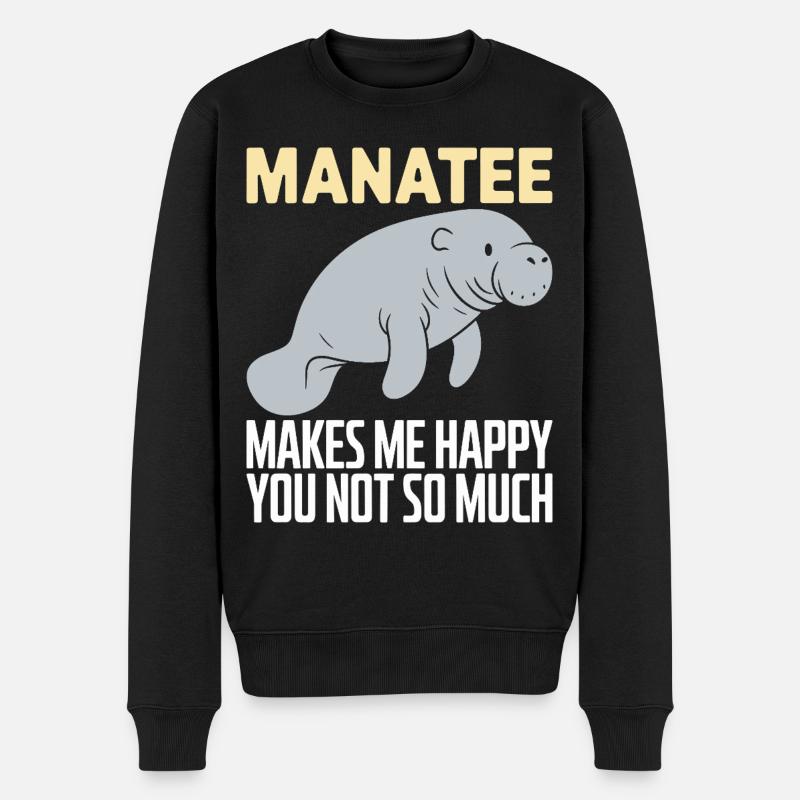 Lamantin - Pull Premium bio Homme - noir