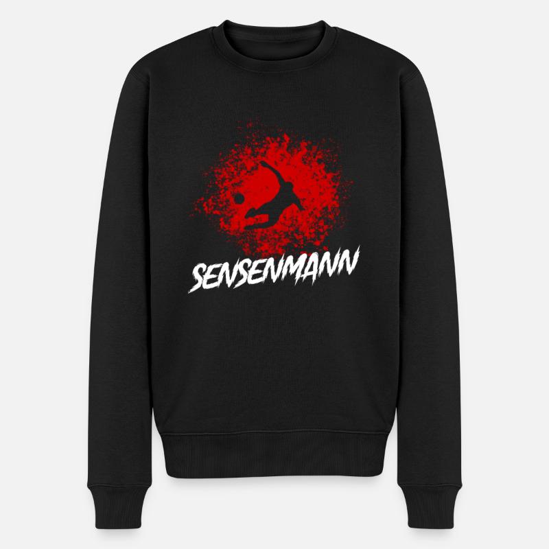 Défenseur Straddle Grim Reaper Defender - Pull Premium bio Homme - noir