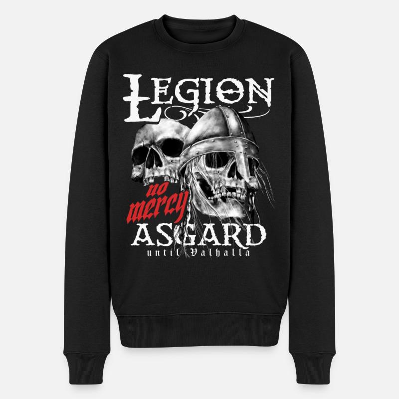 Legion Asgard - Männer Premium Bio Pullover - Schwarz
