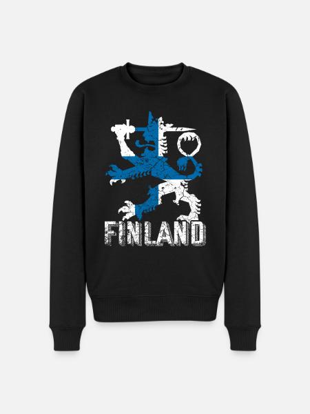 Finlande - Pull Premium bio Homme - noir