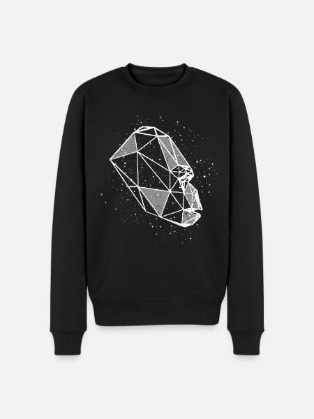 Gorilla zodiac sign - Men's Premium Organic Jumper - black