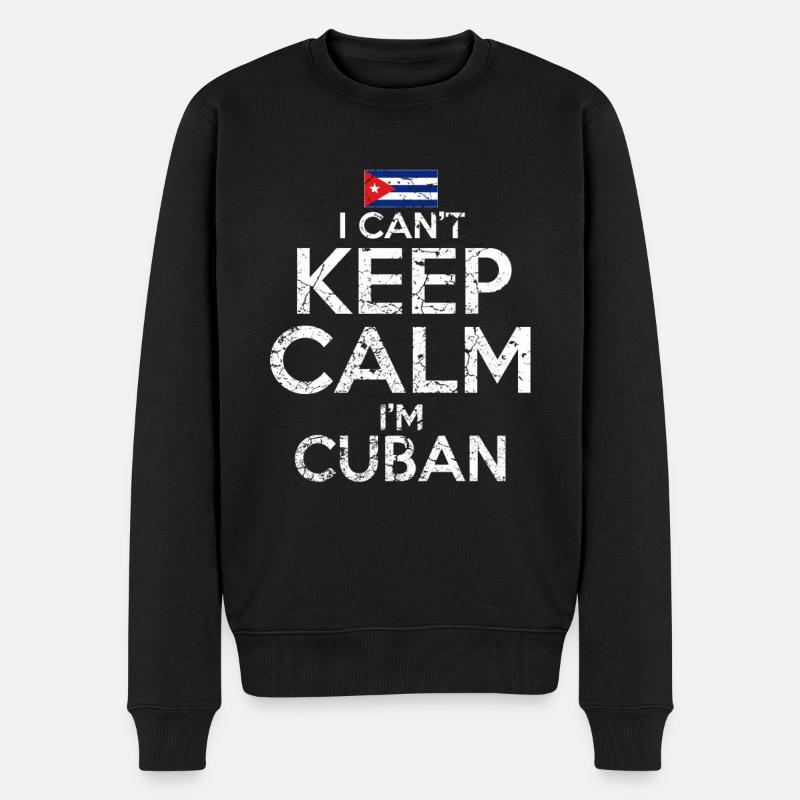 Cubains - Pull Premium bio Homme - noir