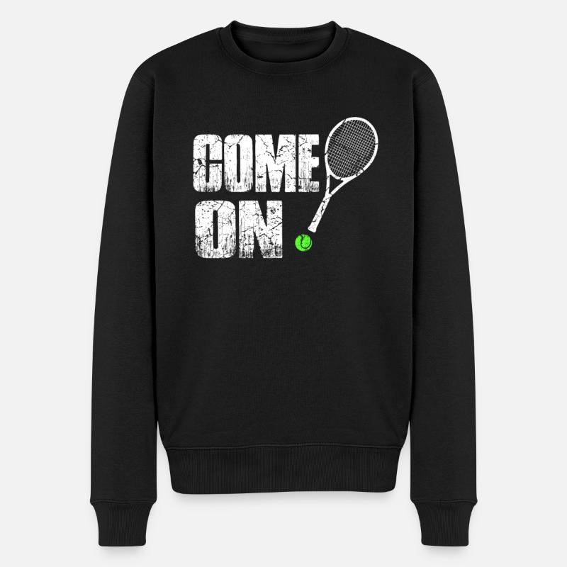 Le tennis - Pull Premium bio Homme - noir