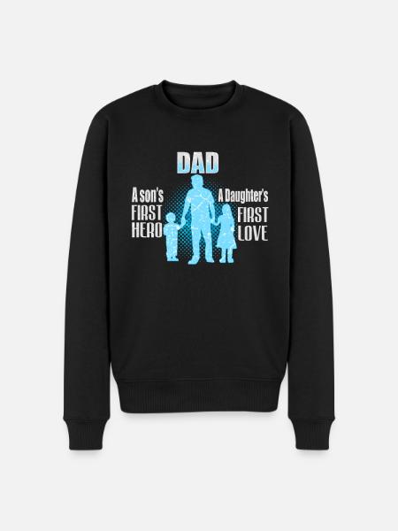 Father's day - Men's Premium Organic Jumper - black