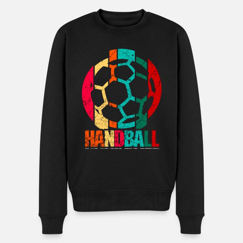 Handball - Pull Premium bio Homme - noir