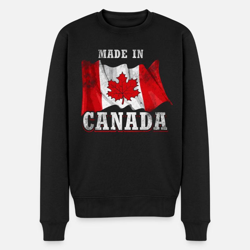 Made in Canada - Pull Premium bio Homme - noir