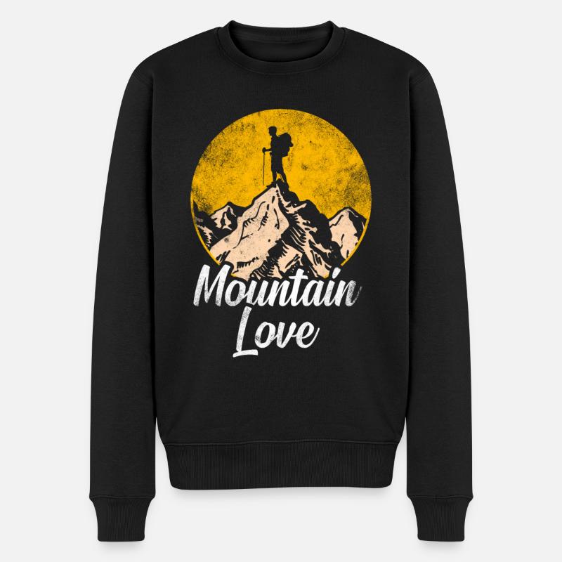 grimpeur - Pull Premium bio Homme - noir