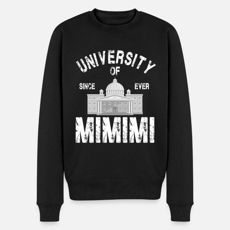 Université de Mimimi - Pull Premium bio Homme - noir