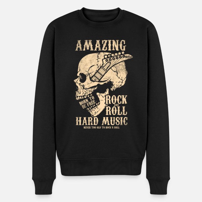 Rock’n’roll - Pull Premium bio Homme - noir
