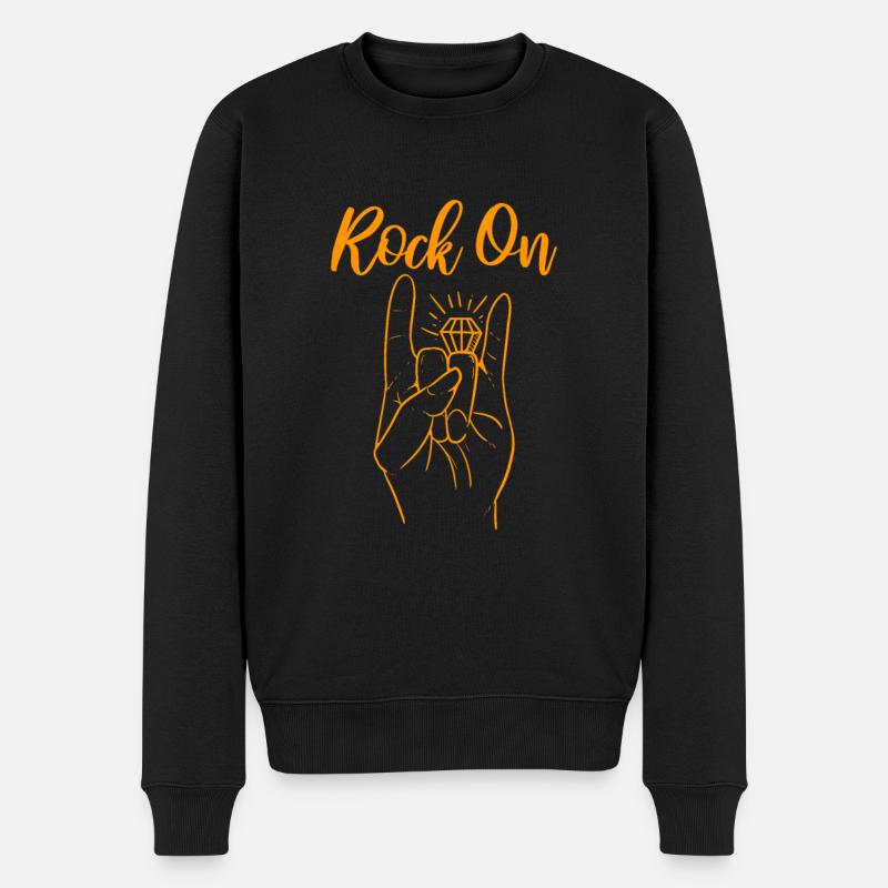 Rock On Bachelorette - Pull Premium bio Homme - noir