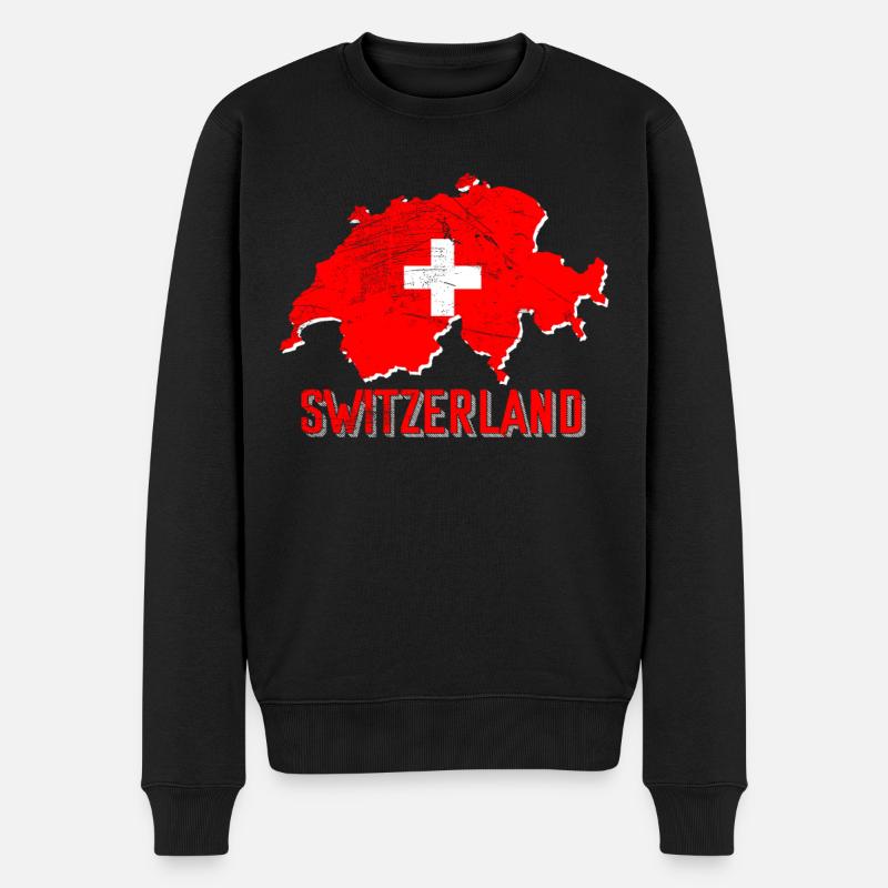Suisse - Pull Premium bio Homme - noir