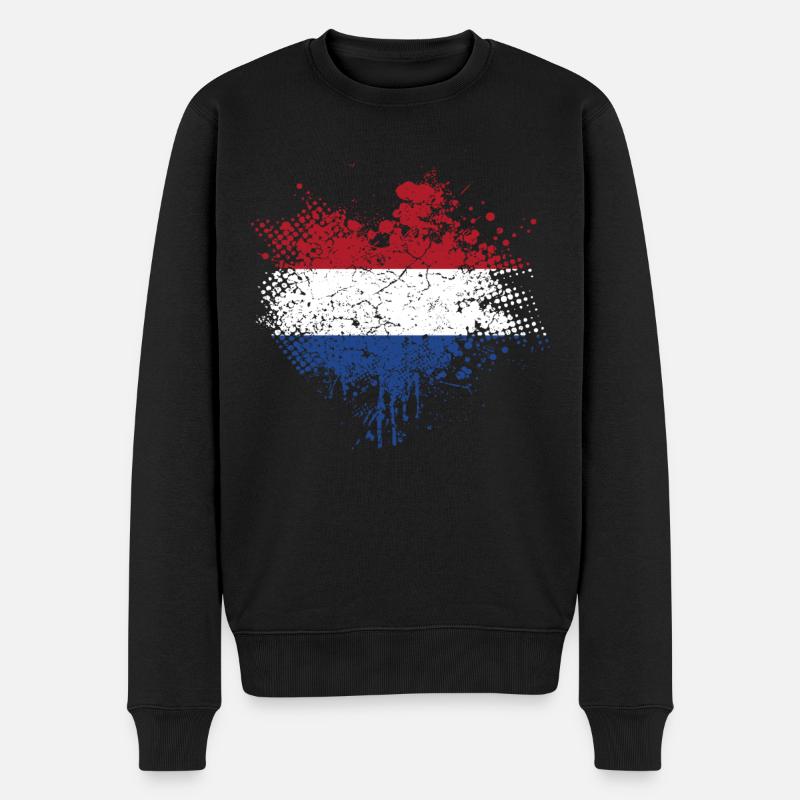 Pays-Bas Pavillon - Pull Premium bio Homme - noir