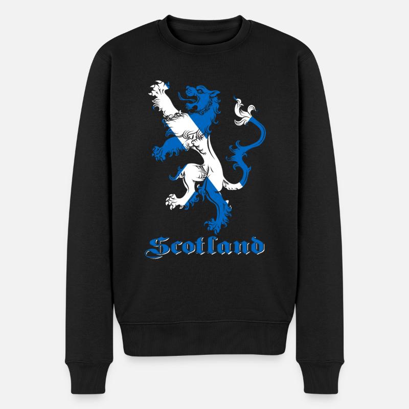 Schottland Wappen - Männer Premium Bio Pullover - Schwarz