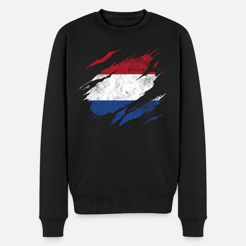 Pays-Bas Pavillon - Pull Premium bio Homme - noir