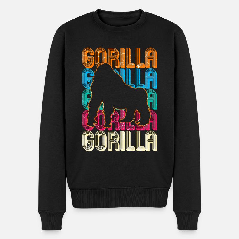 Gorille - Pull Premium bio Homme - noir