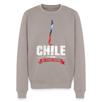 Chili - Pull Premium bio Homme - taupe - Devant - Nico (187cm)