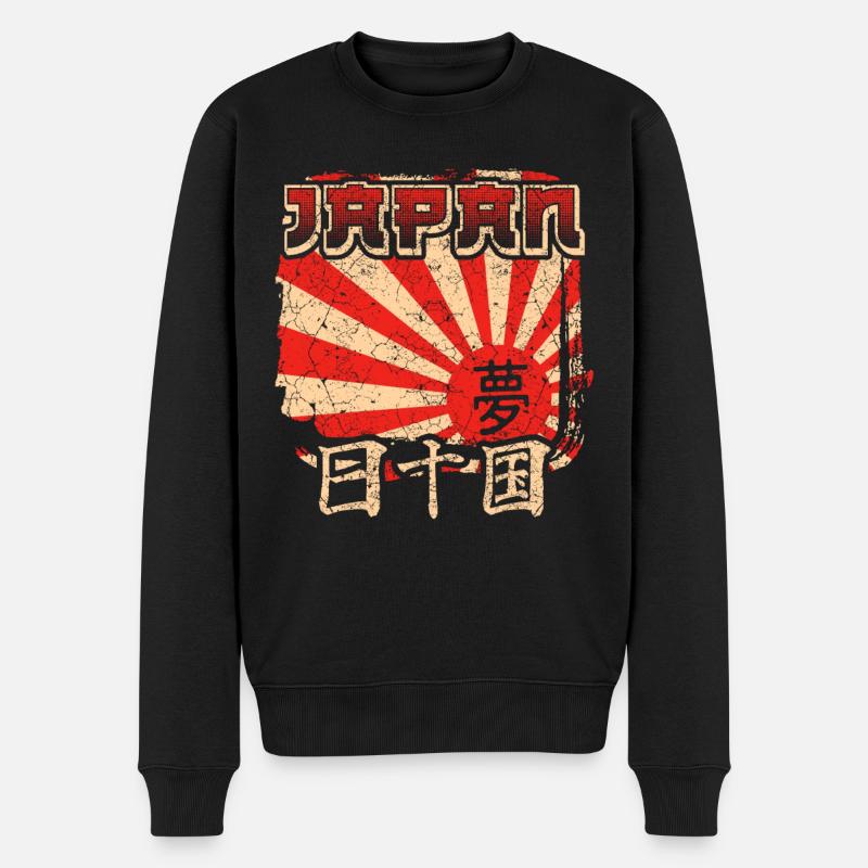 Japon - Pull Premium bio Homme - noir