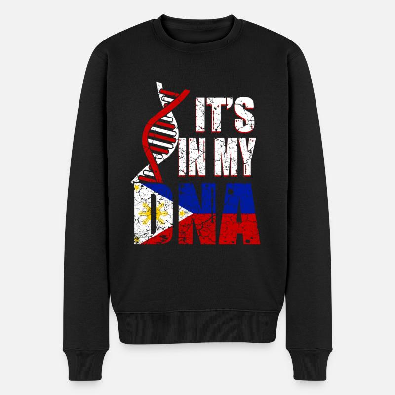 ADN philippin - Pull Premium bio Homme - noir