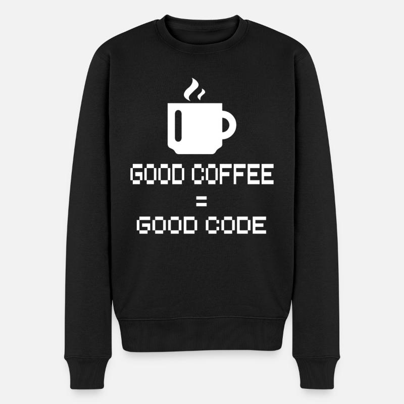 programmeur - Pull Premium bio Homme - noir