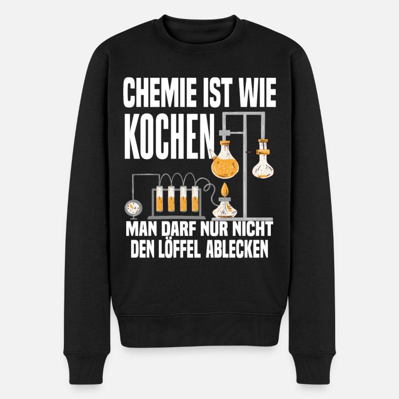 Chemiker Physiker Wissenschaftler Chemielaborant - Männer Premium Bio Pullover - Schwarz