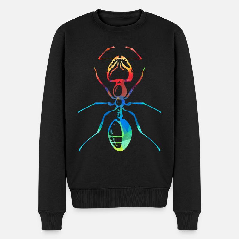 Fourmi - Pull Premium bio Homme - noir