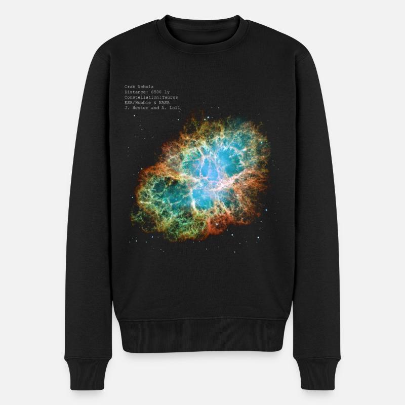 Crab Nebula - Pull Premium bio Homme - noir