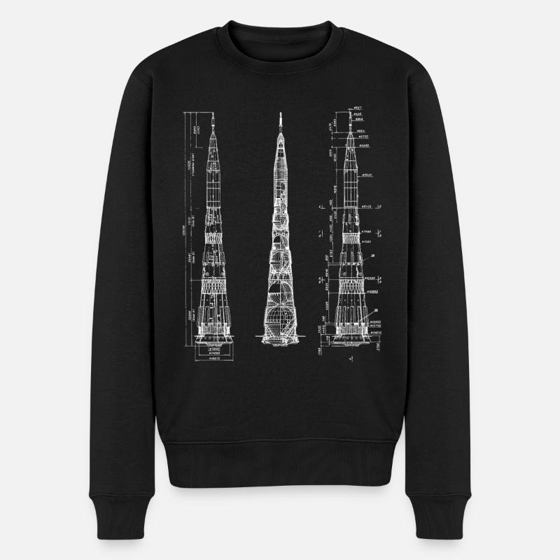 N1 Missile Union soviétique - Pull Premium bio Homme - noir