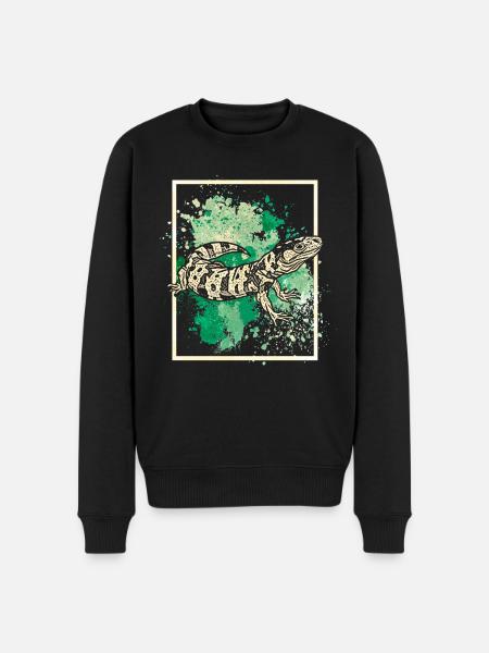 Salamandre - Pull Premium bio Homme - noir