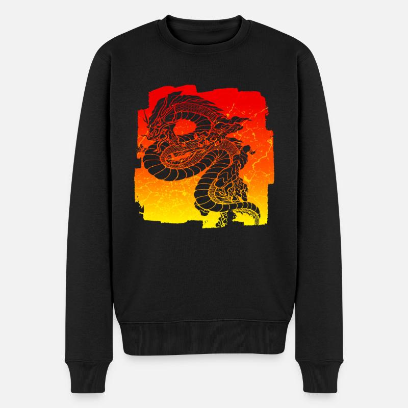 Dragon - Pull Premium bio Homme - noir