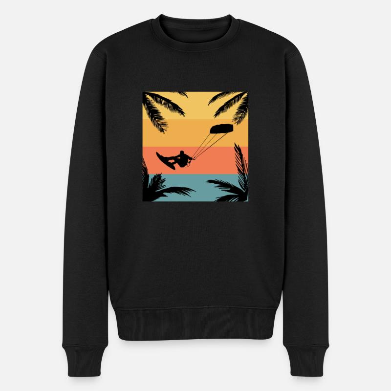 Kitesurf Kitesurfer - Pull Premium bio Homme - noir