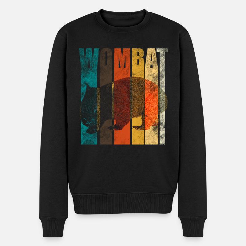 Wombat - Pull Premium bio Homme - noir