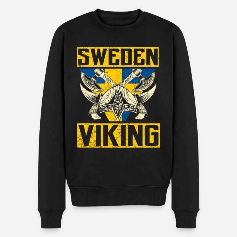Suède Vikings - Pull Premium bio Homme - noir