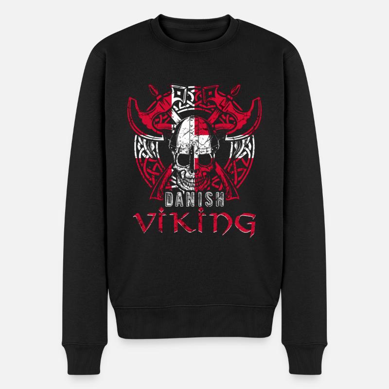 Vikings du Danemark - Pull Premium bio Homme - noir