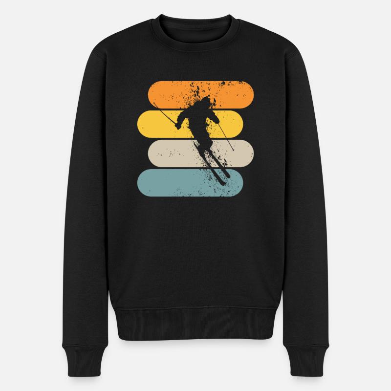 Skieur - Pull Premium bio Homme - noir