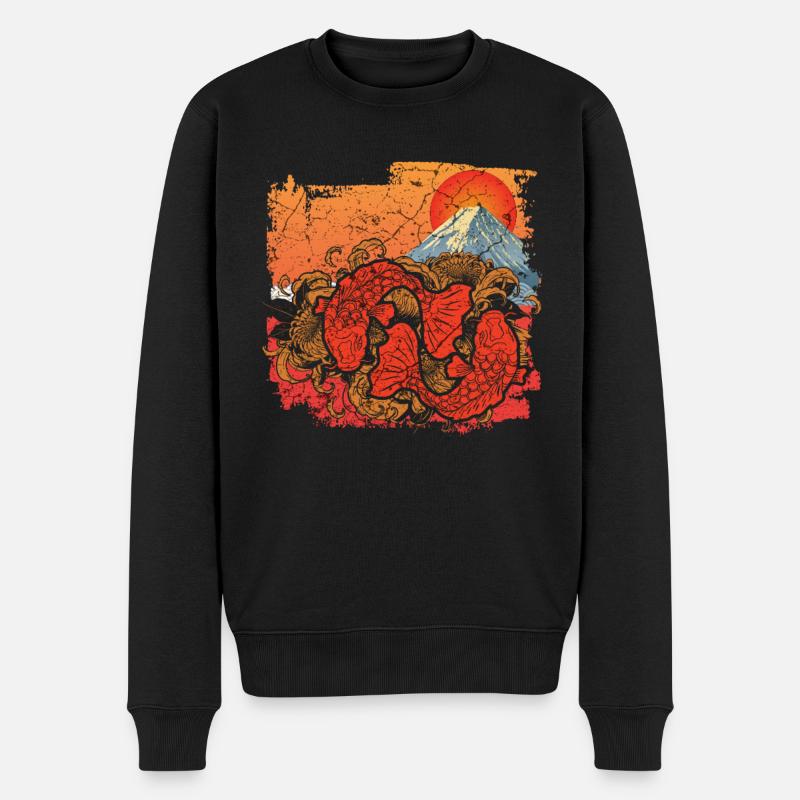 Art japonais - Pull Premium bio Homme - noir