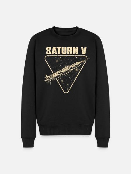 Fusée Saturn V - Pull Premium bio Homme - noir