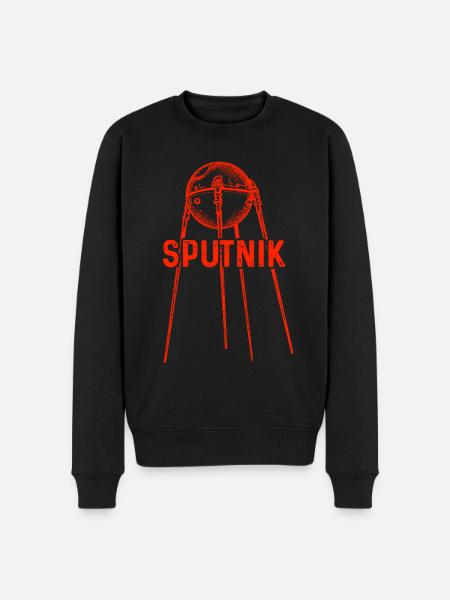 Sputnik Satellite - Men's Premium Organic Jumper - black