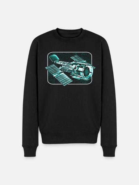Hubble Space Telescope - Men's Premium Organic Jumper - black