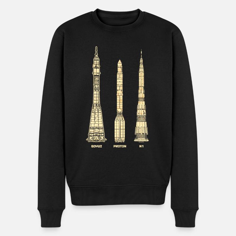 Missiles soviétiques - Pull Premium bio Homme - noir