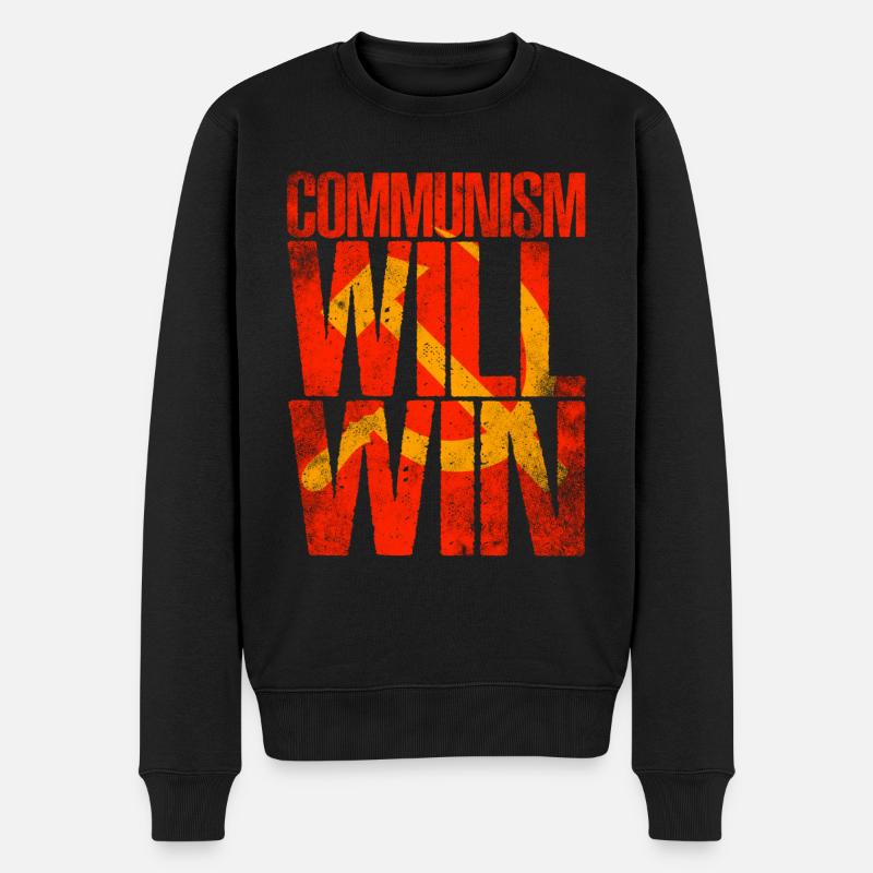 Le communisme triomphera - Pull Premium bio Homme - noir